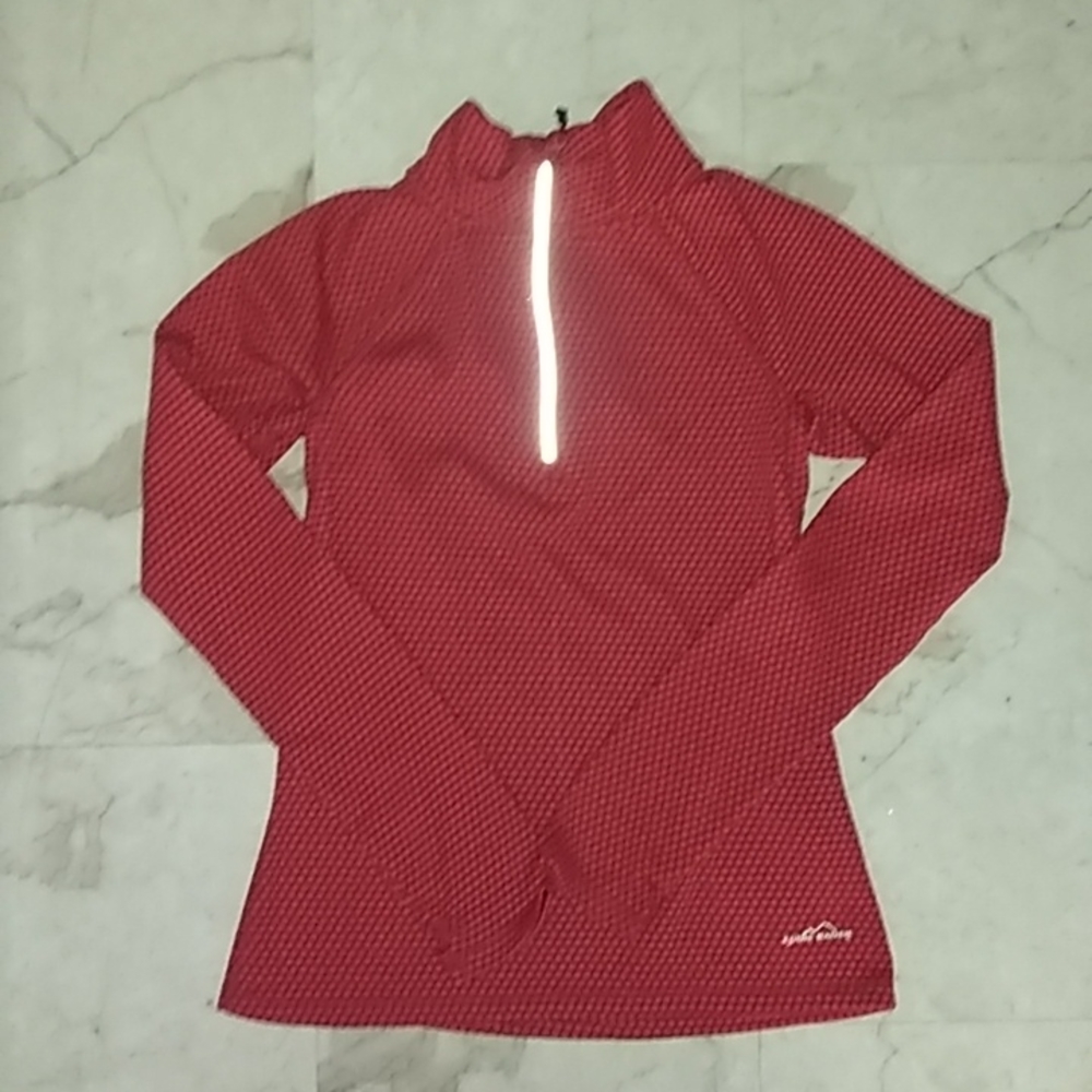 Eddie Bauer's performance jogging sweatshirt.